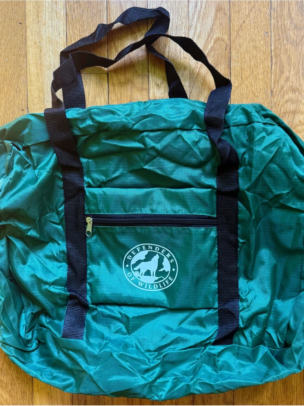 Defenders Of Wildlife Nylon Duffle Travel Bag
